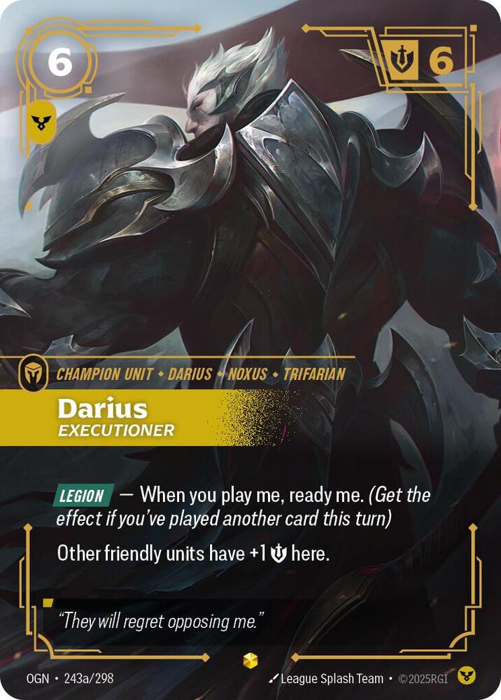Darius - Executioner - 243a/298 - Showcase (Inglés Foil NM)