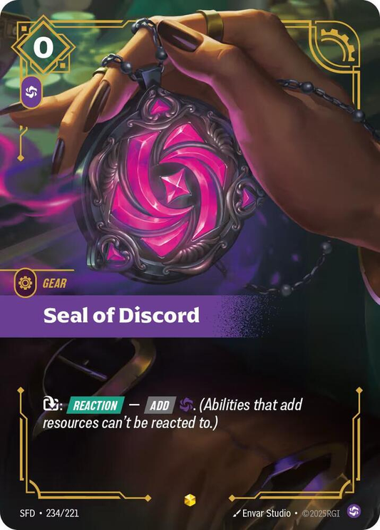 Seal of Discord - 234/221 - Showcase (Inglés Foil NM)