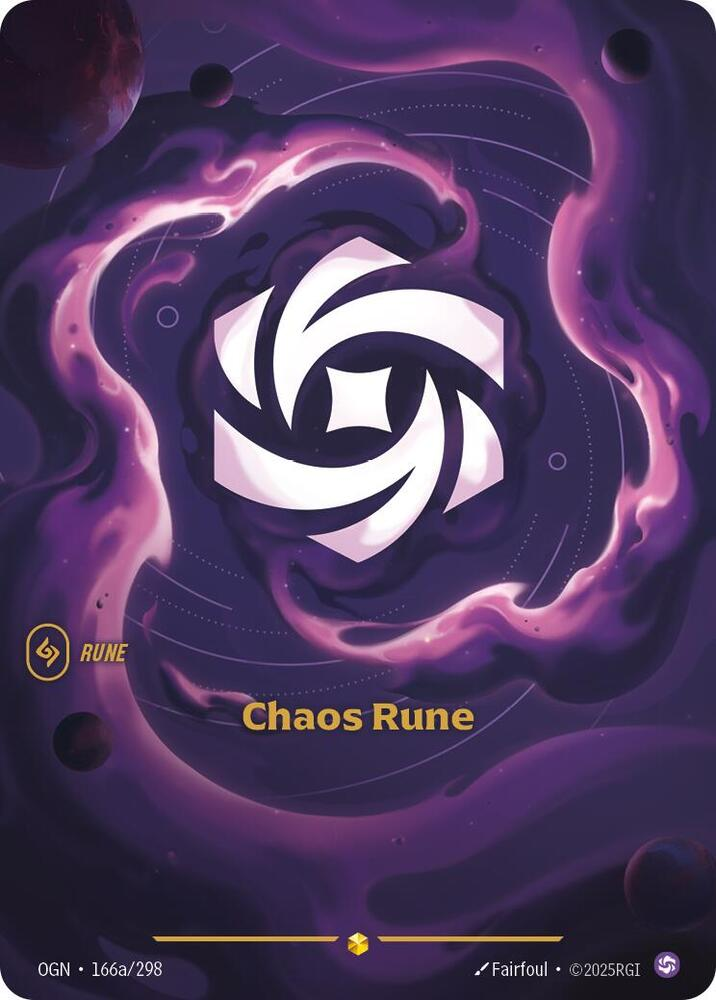 Chaos Rune - 166a/298 - Showcase (Inglés Foil NM)