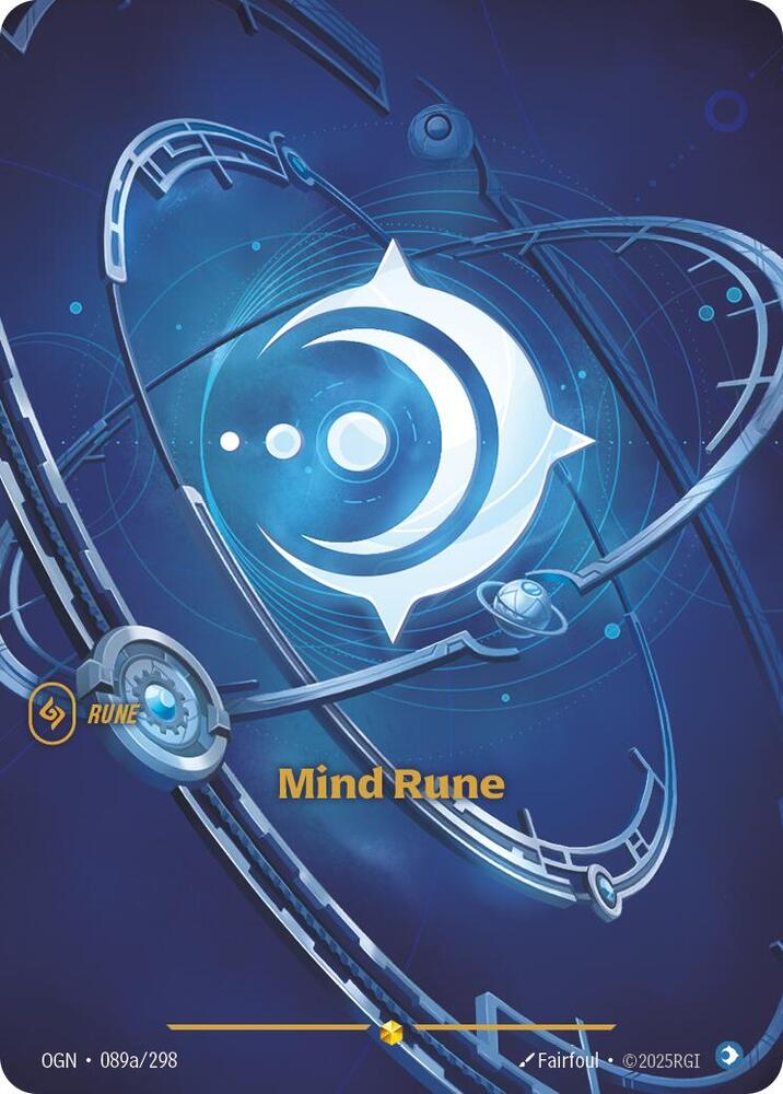Mind Rune - 089a/298 - Showcase (Inglés Foil NM)