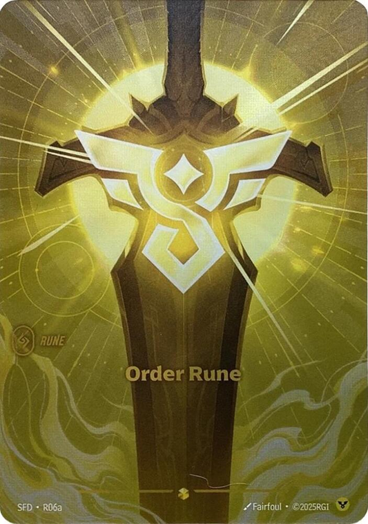 Order Rune (R06a) - R06a - Showcase (Inglés Foil NM)