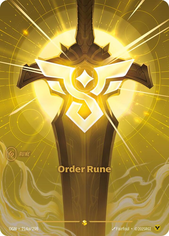 Order Rune - 214a/298 - Showcase (Inglés Foil NM)