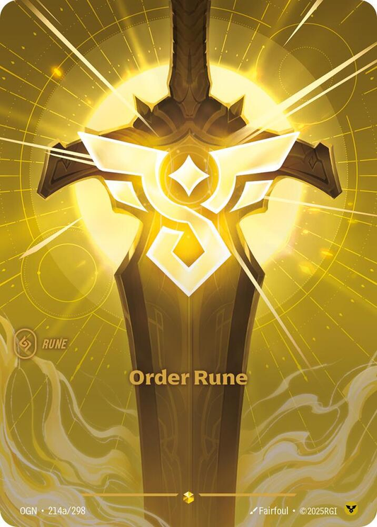 Order Rune - 214a/298 - Showcase (Inglés Foil NM)