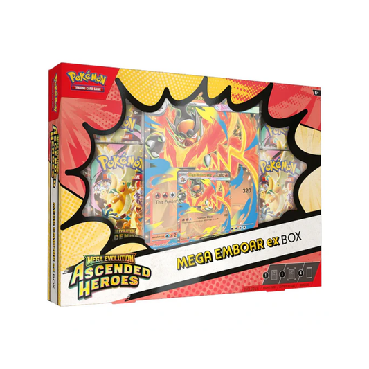 Pokemon TCG: Ascended Heroes Mega Emboar EX Box