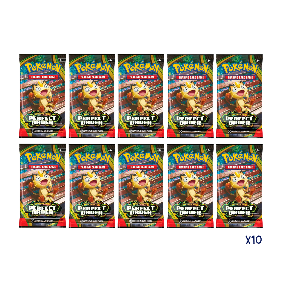 Booster Pack Mega Evolution: Perfect Order x10