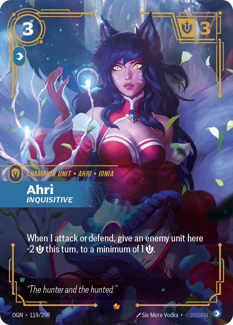 Ahri - Inquisitive - 119/298 - Epic (Inglés Foil NM)