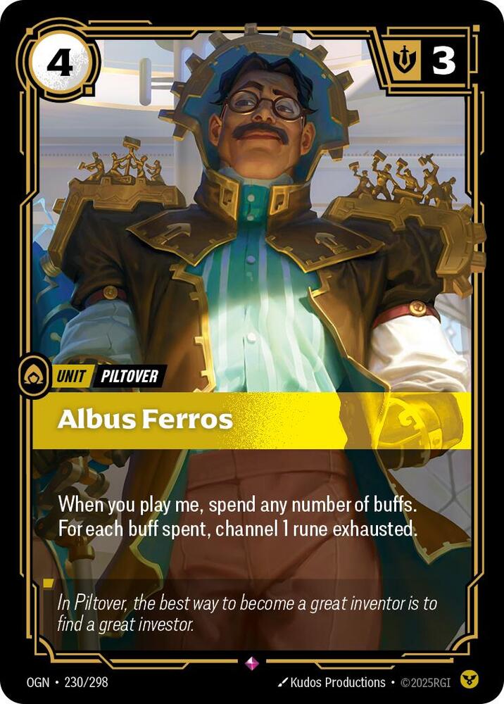 Albus Ferros - 230/298 - Rare (Inglés Foil NM)