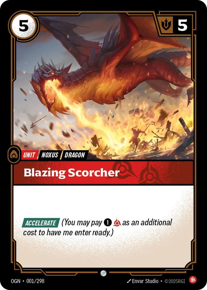 Blazing Scorcher - 001/298 - Common (Inglés NM)