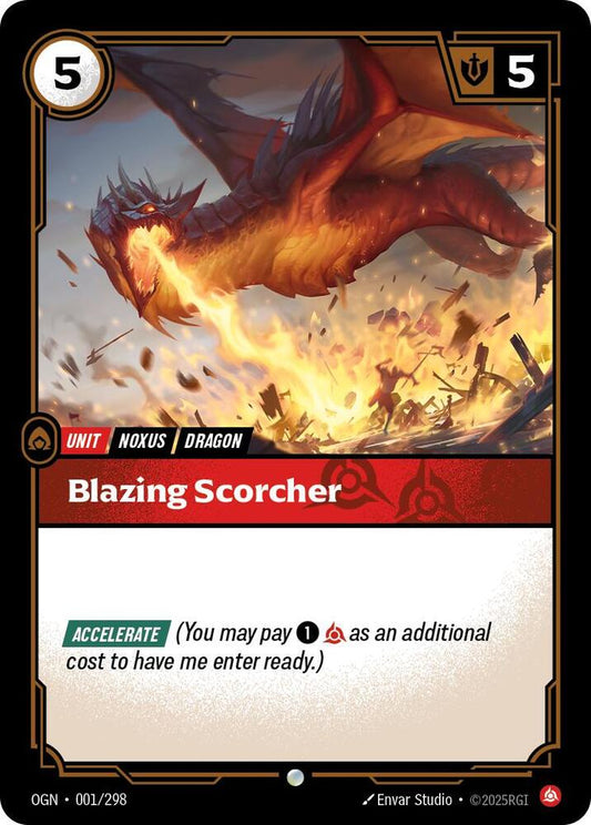 Blazing Scorcher - 001/298 - Common (Inglés NM)
