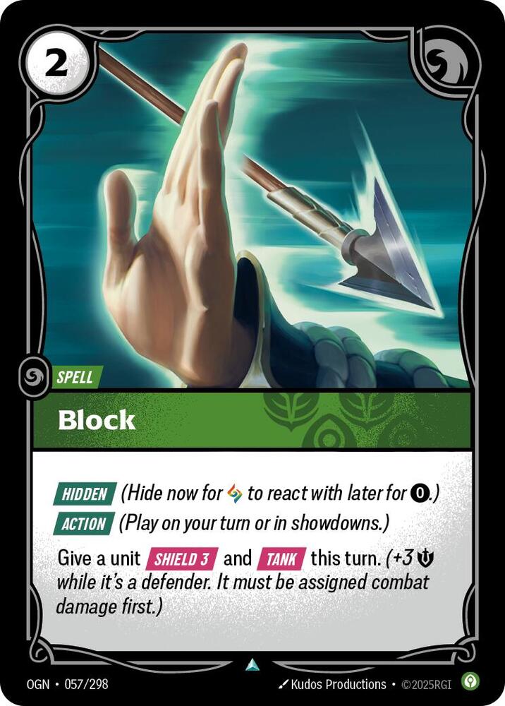 Block - 057/298 - Uncommon (Inglés Foil NM)