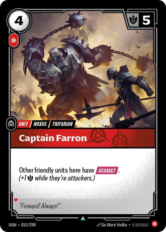 Captain Farron - 015/298 - Uncommon (Inglés NM)