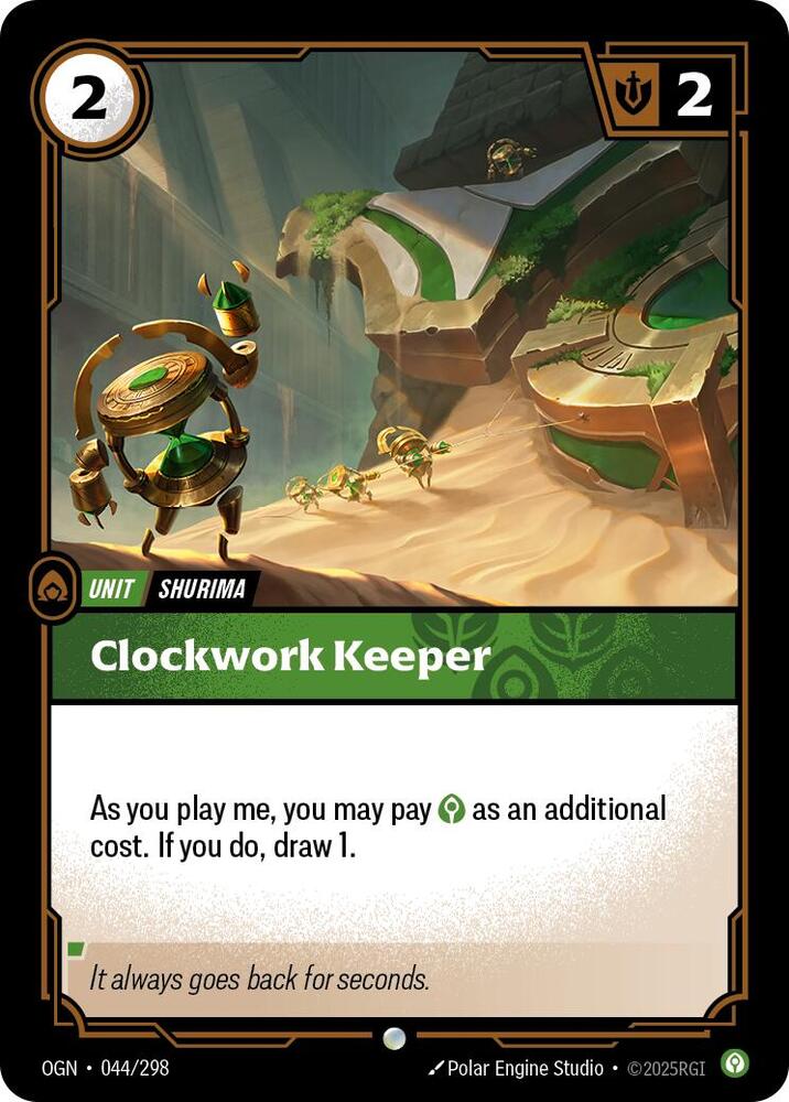 Clockwork Keeper - 044/298 - Common (Inglés NM)