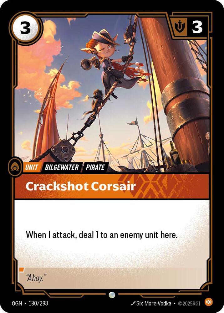 Crackshot Corsair - 130/298 - Common (Inglés NM)