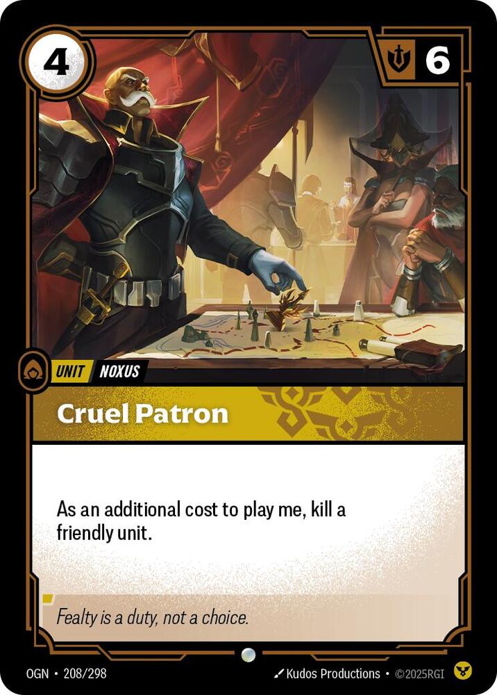 Cruel Patron - 208/298 - Common (Inglés NM)