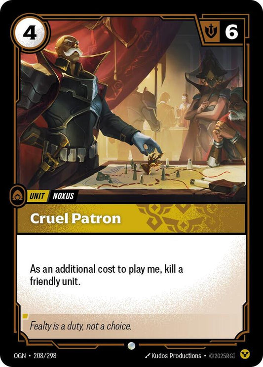 Cruel Patron - 208/298 - Common (Inglés NM)