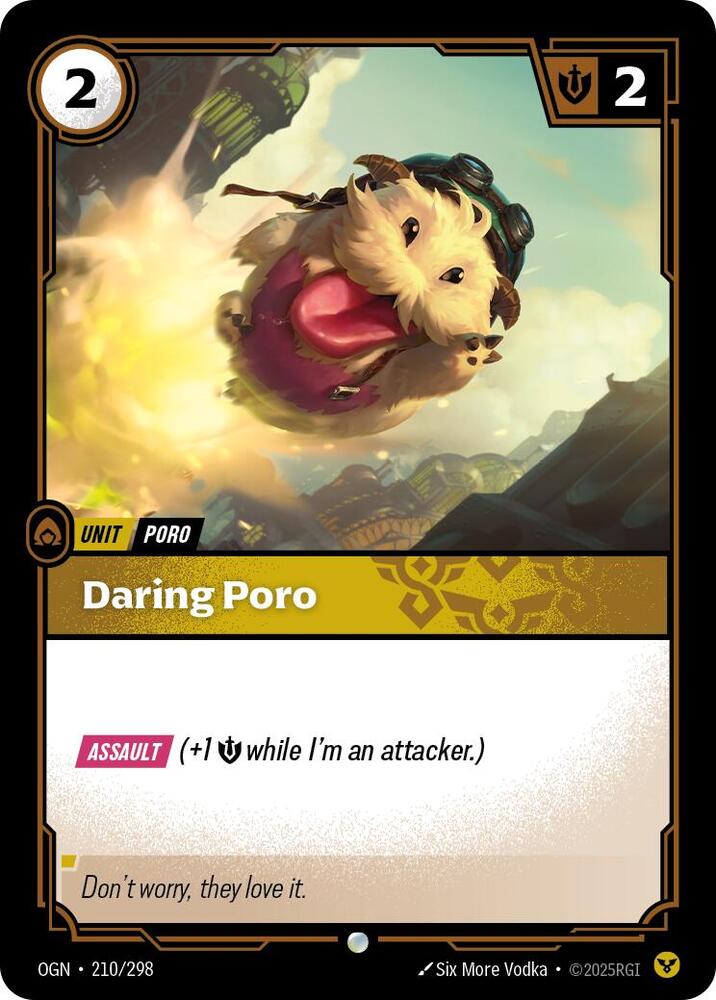 Daring Poro - 210/298 - Common (Inglés NM)
