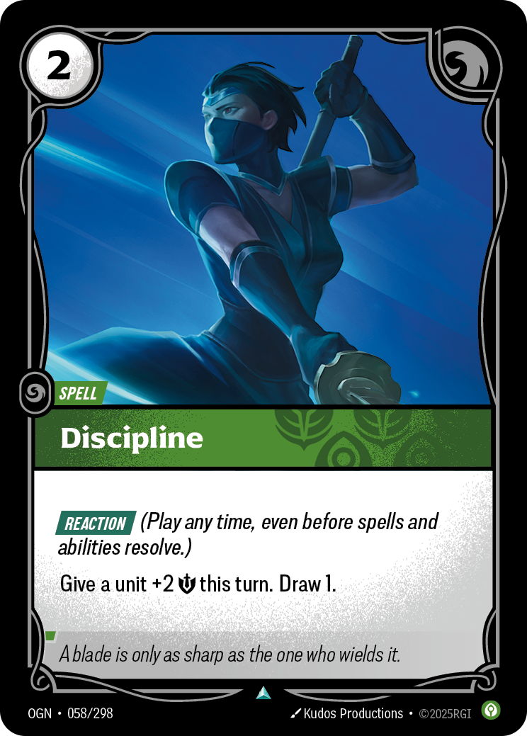 Discipline - 058/298 - Uncommon (Inglés NM)