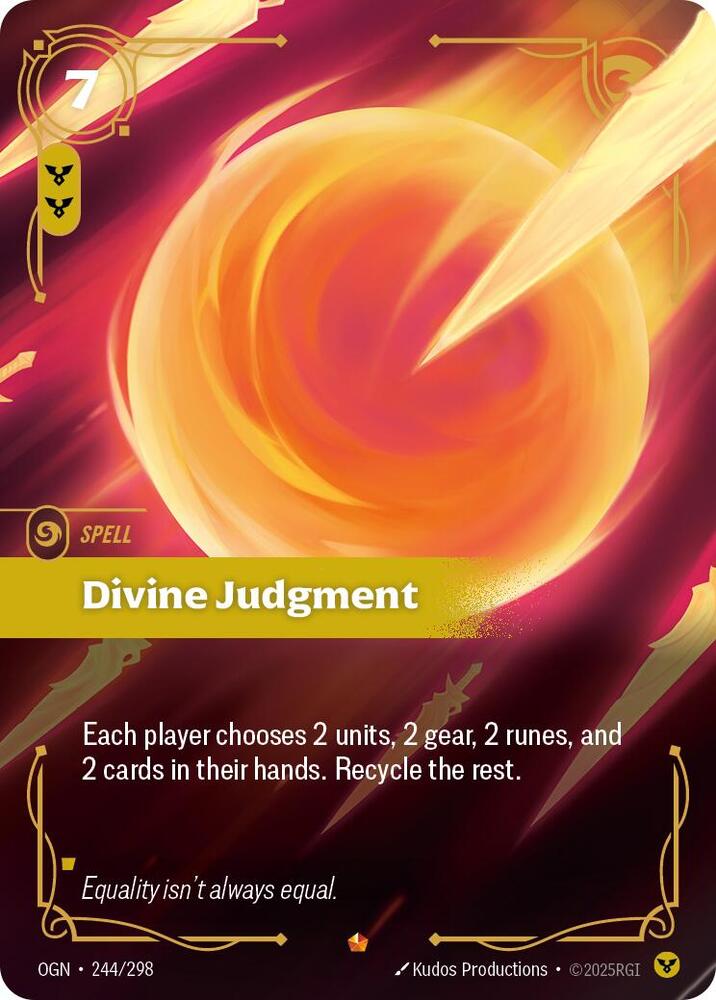 Divine Judgment - 244/298 - Epic (Inglés Foil NM)