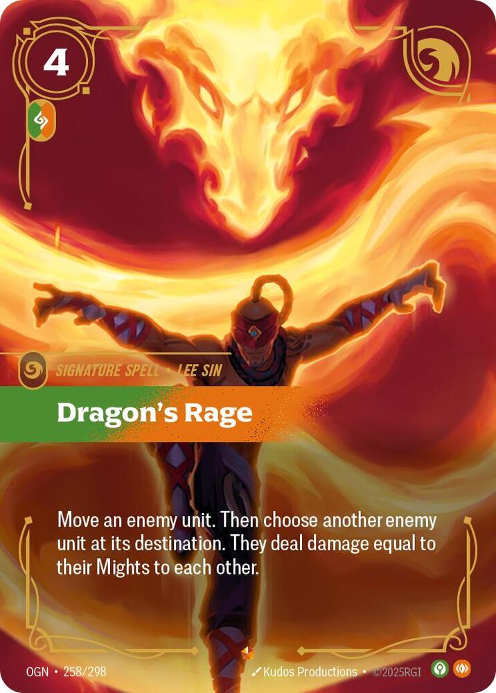 Dragon's Rage - 258/298 - Epic (Inglés Foil NM)