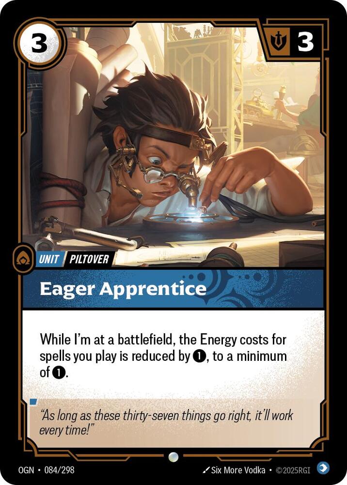 Eager Apprentice - 084/298 - Common (Inglés NM)