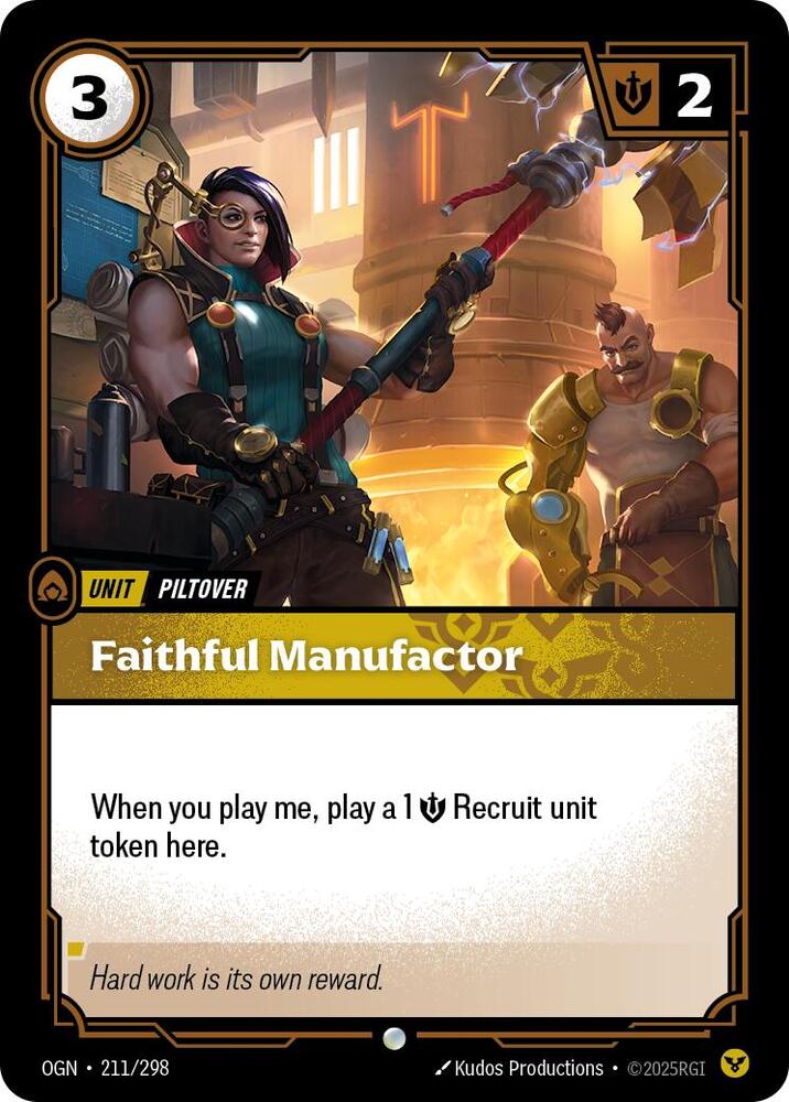 Faithful Manufactor - 211/298 - Common (Inglés NM)
