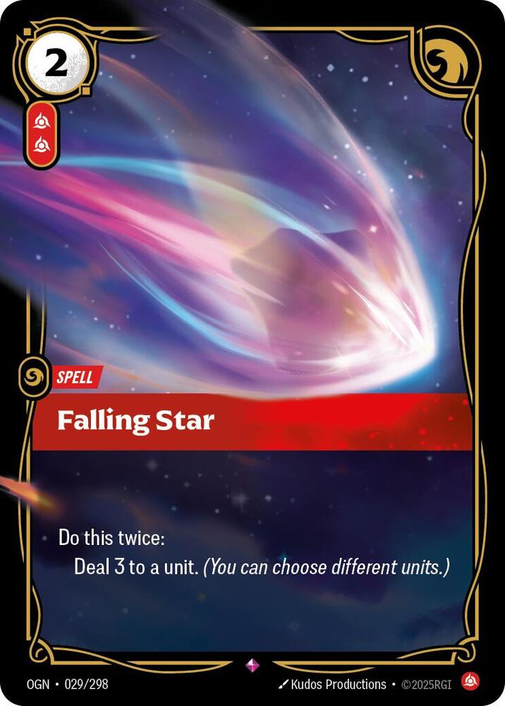 Falling Star - 029/298 - Rare (Inglés Foil NM)