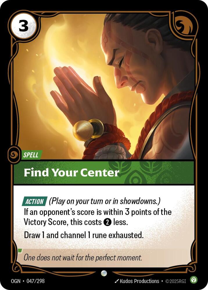 Find Your Center - 047/298 - Common (Inglés Foil NM)