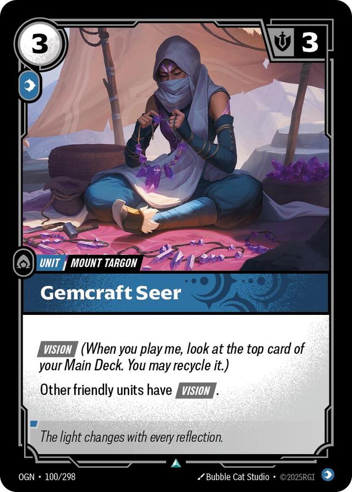 Gemcraft Seer - 100/298 - Uncommon (Inglés NM)