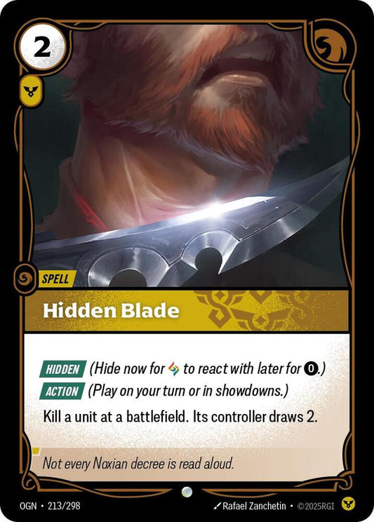 Hidden Blade - 213/298 - Common (Inglés NM)