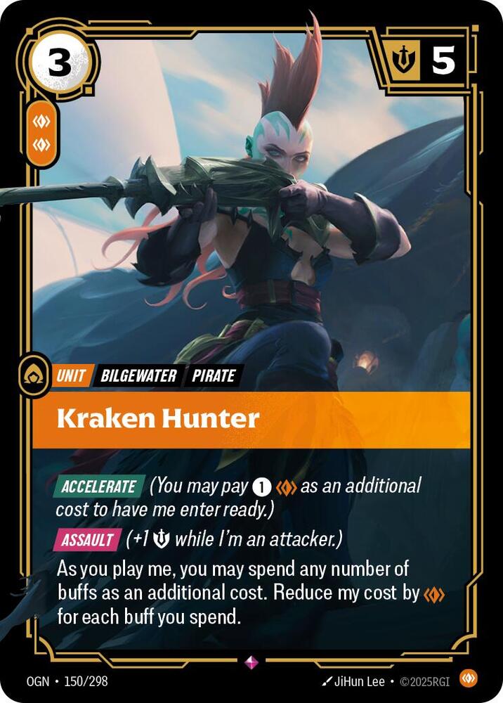Kraken Hunter - 150/298 - Rare (Inglés Foil NM)