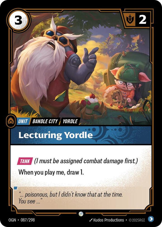 Lecturing Yordle - 087/298 - Common (Inglés NM)