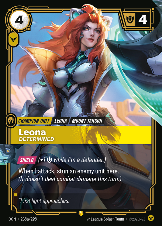 Leona - Determined - 238a/298 - Showcase (Inglés Foil NM)