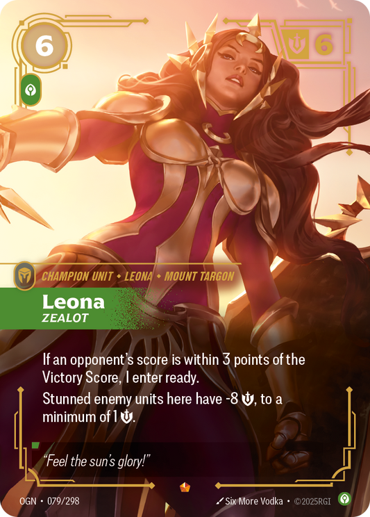 Leona - Zealot - 079/298 - Epic (Inglés Foil NM)