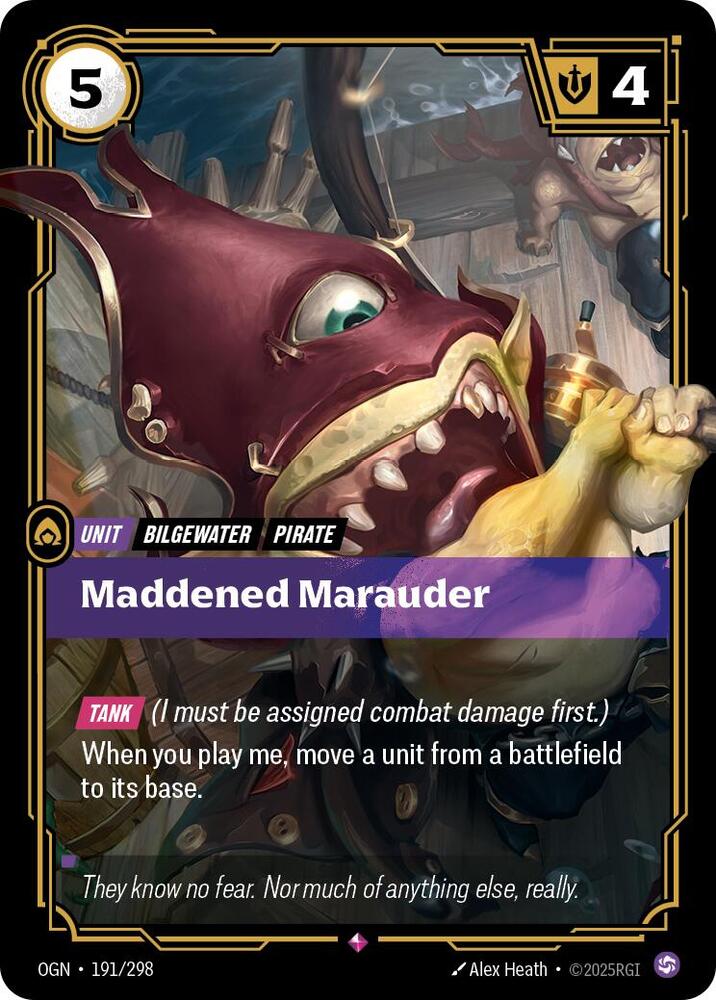 Maddened Marauder - 191/298 - Rare (Inglés NM)