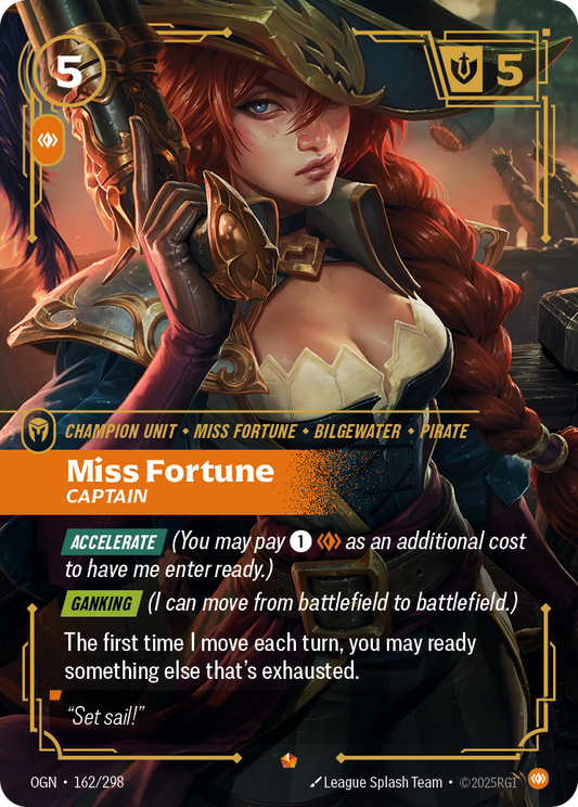 Miss Fortune - Captain - 162/298 - Epic (Inglés Foil NM)