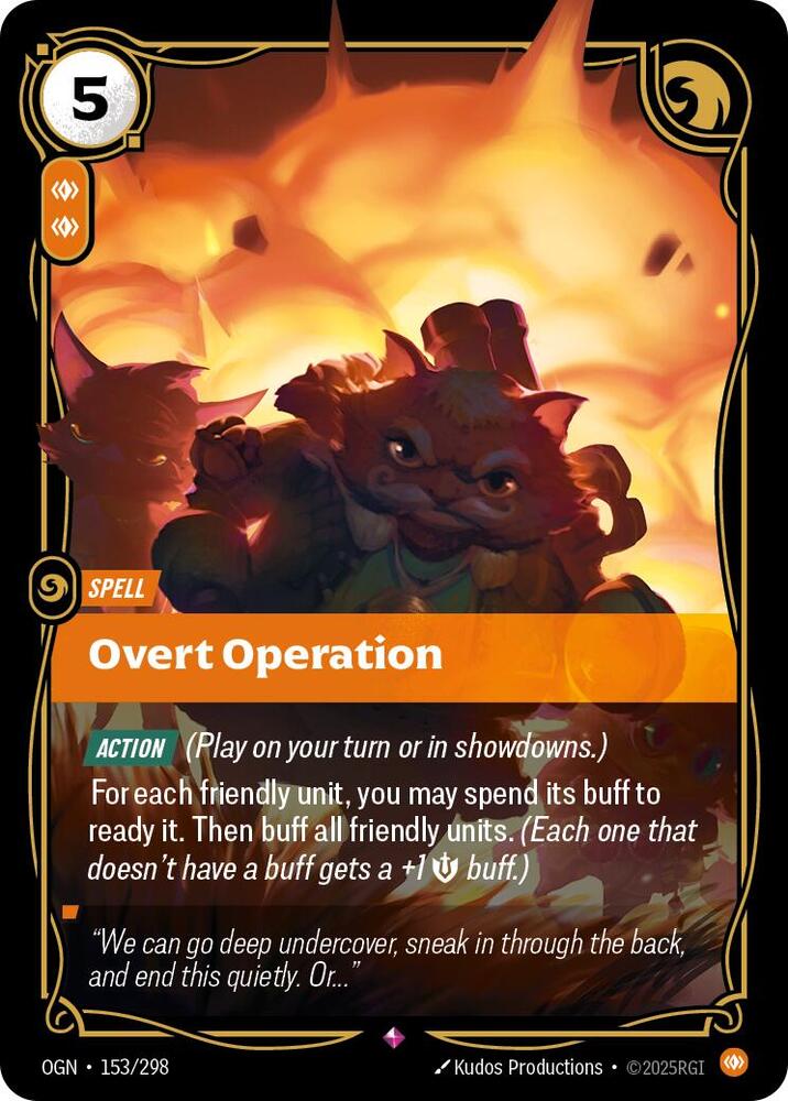 Overt Operation - 153/298 - Rare (Inglés Foil NM)