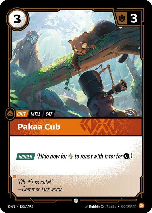 Pakaa Cub - 135/298 - Common (Inglés NM)