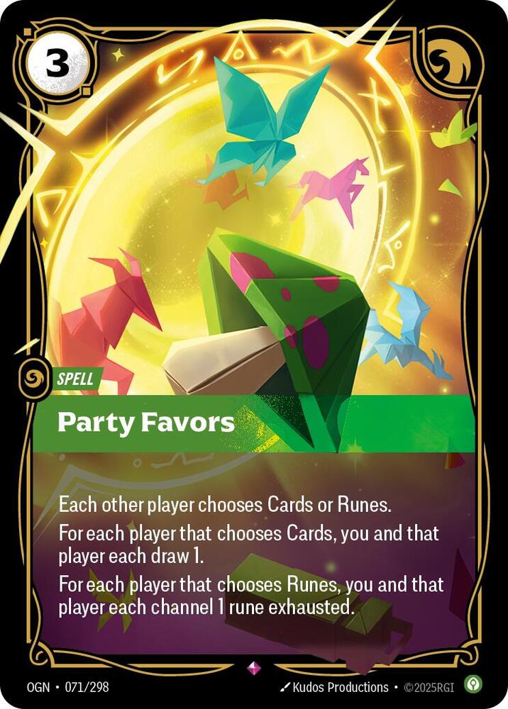 Party Favors - 071/298 - Rare (Inglés Foil NM)
