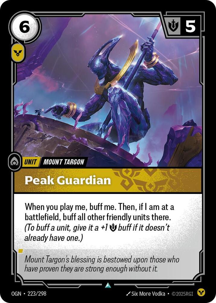 Peak Guardian - 223/298 - Uncommon (Inglés NM)