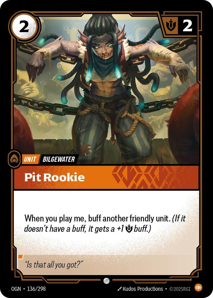 Pit Rookie - 136/298 - Common (Inglés NM)