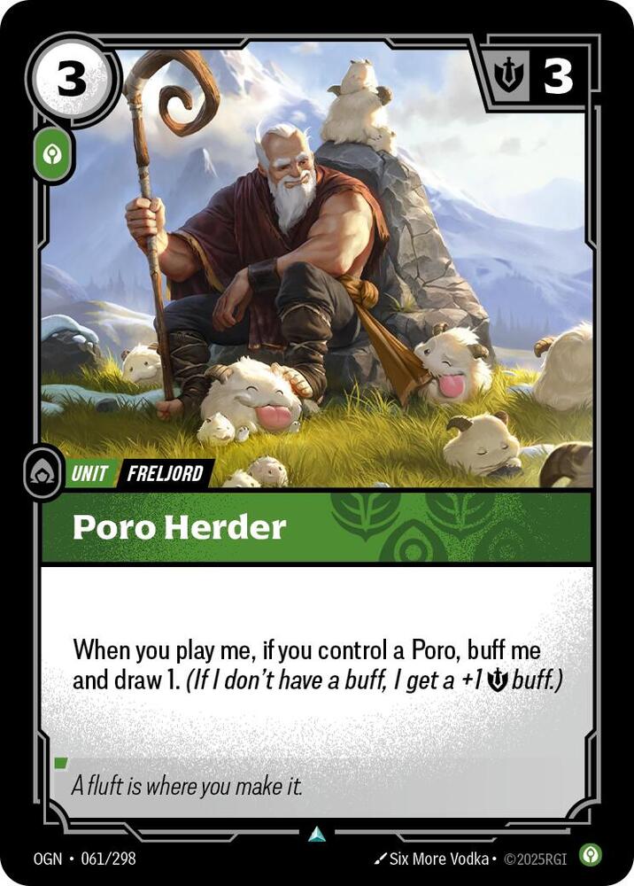 Poro Herder - 061/298 - Uncommon (Inglés NM)