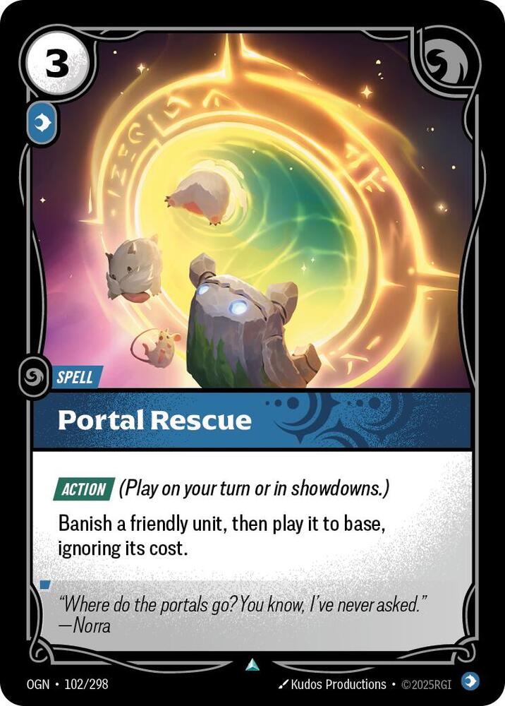 Portal Rescue - 102/298 - Uncommon (Inglés NM)