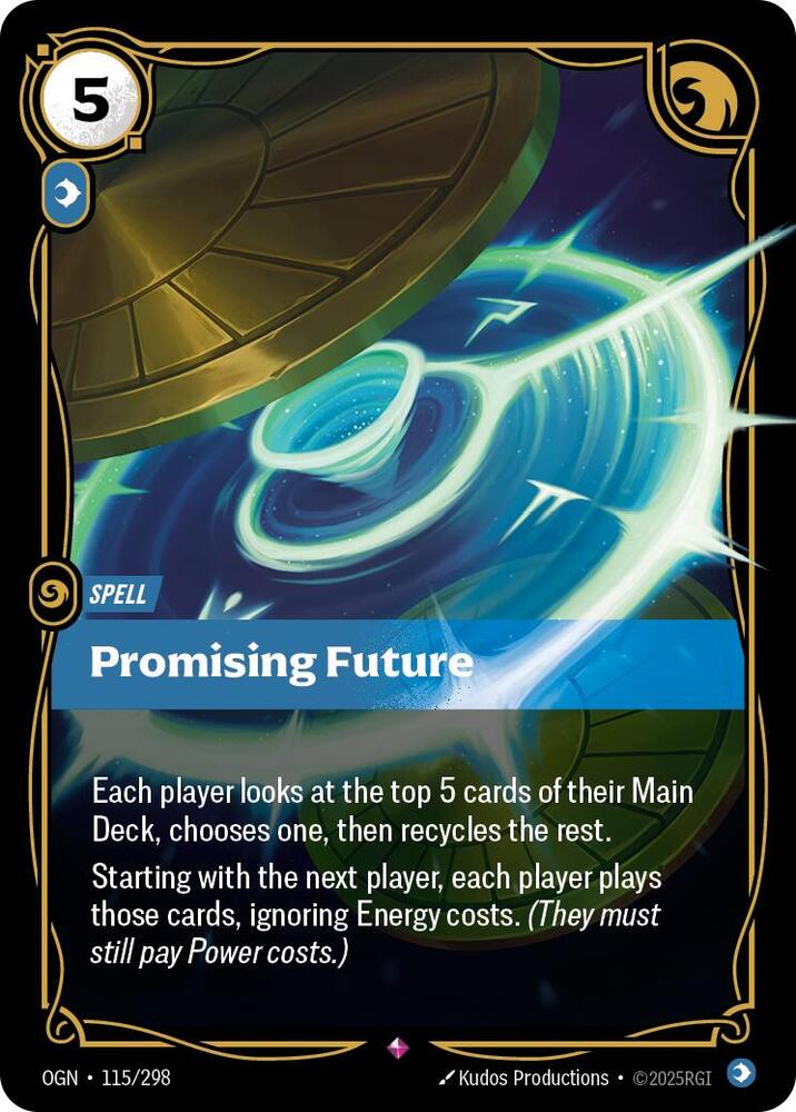 Promising Future - 115/298 - Rare (Inglés Foil NM)