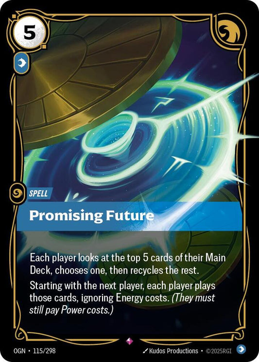 Promising Future - 115/298 - Rare (Inglés Foil NM)