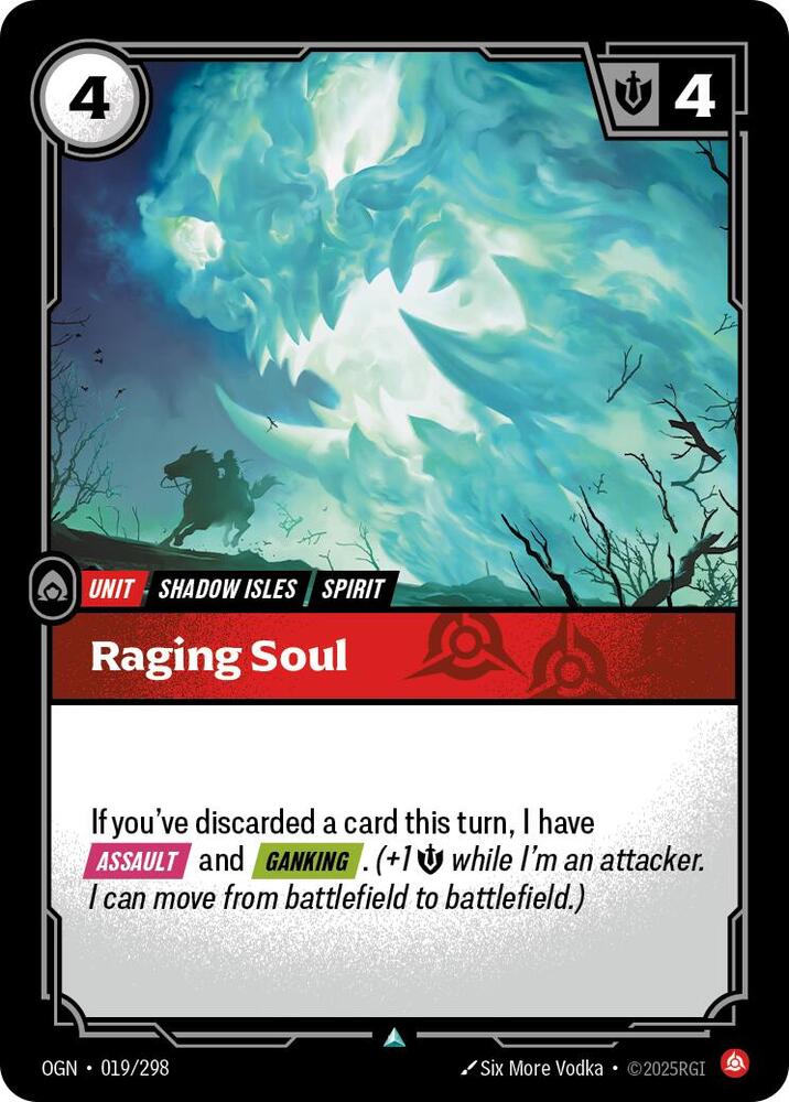 Raging Soul - 019/298 - Uncommon (Inglés NM)