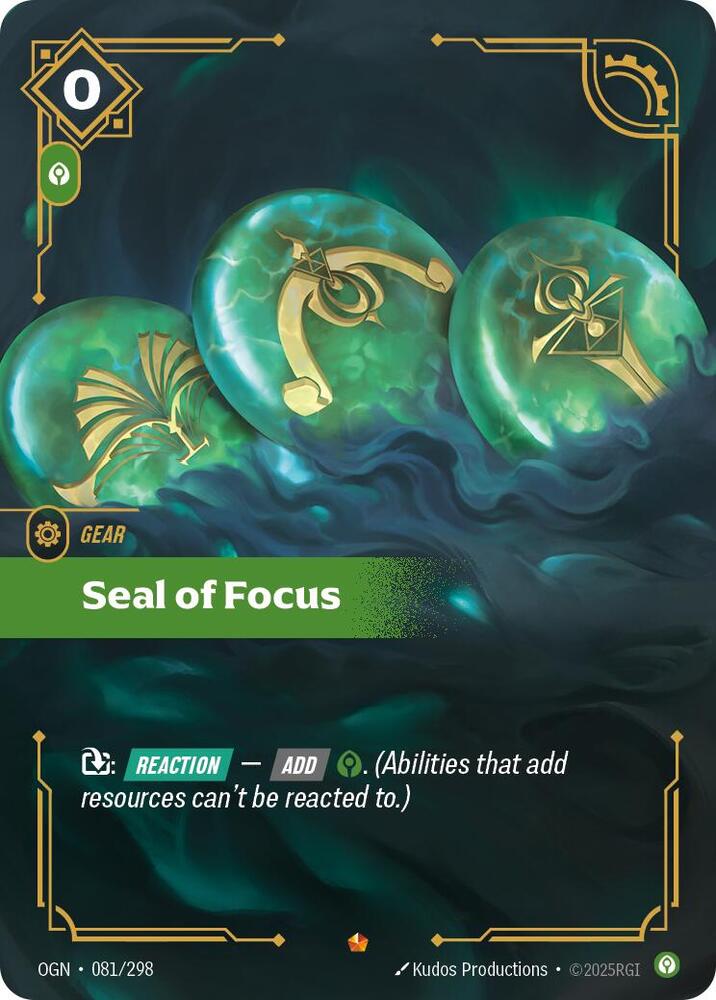 Seal of Focus - 081/298 - Epic (Inglés Foil NM)
