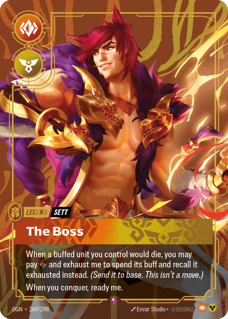 Sett - The Boss - 269/298 - Rare (Inglés Foil NM)