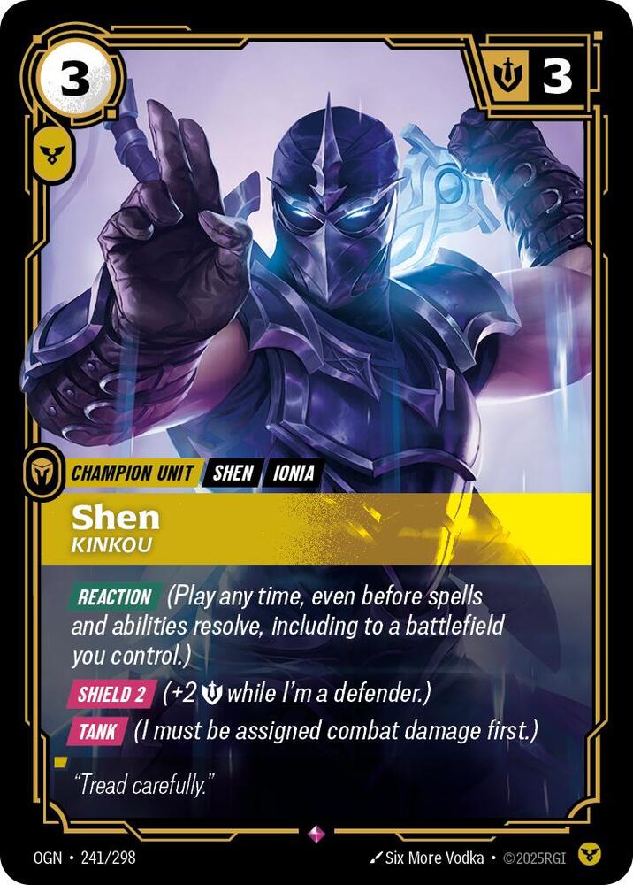 Shen - Kinkou - 241/298 - Rare (Inglés Foil NM)