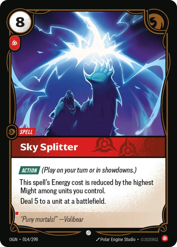 Sky Splitter - 014/298 - Common (Inglés NM)