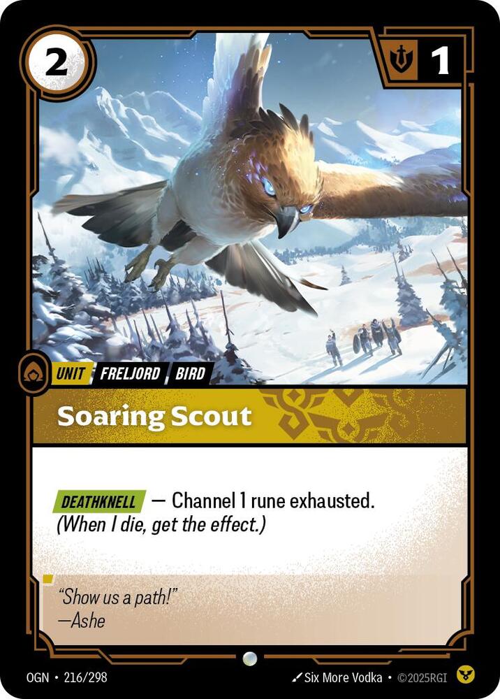 Soaring Scout - 216/298 - Common (Inglés NM)